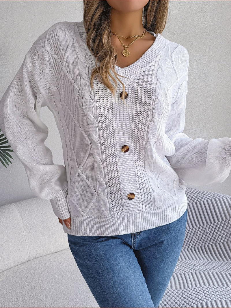 Maglione dal design curato
