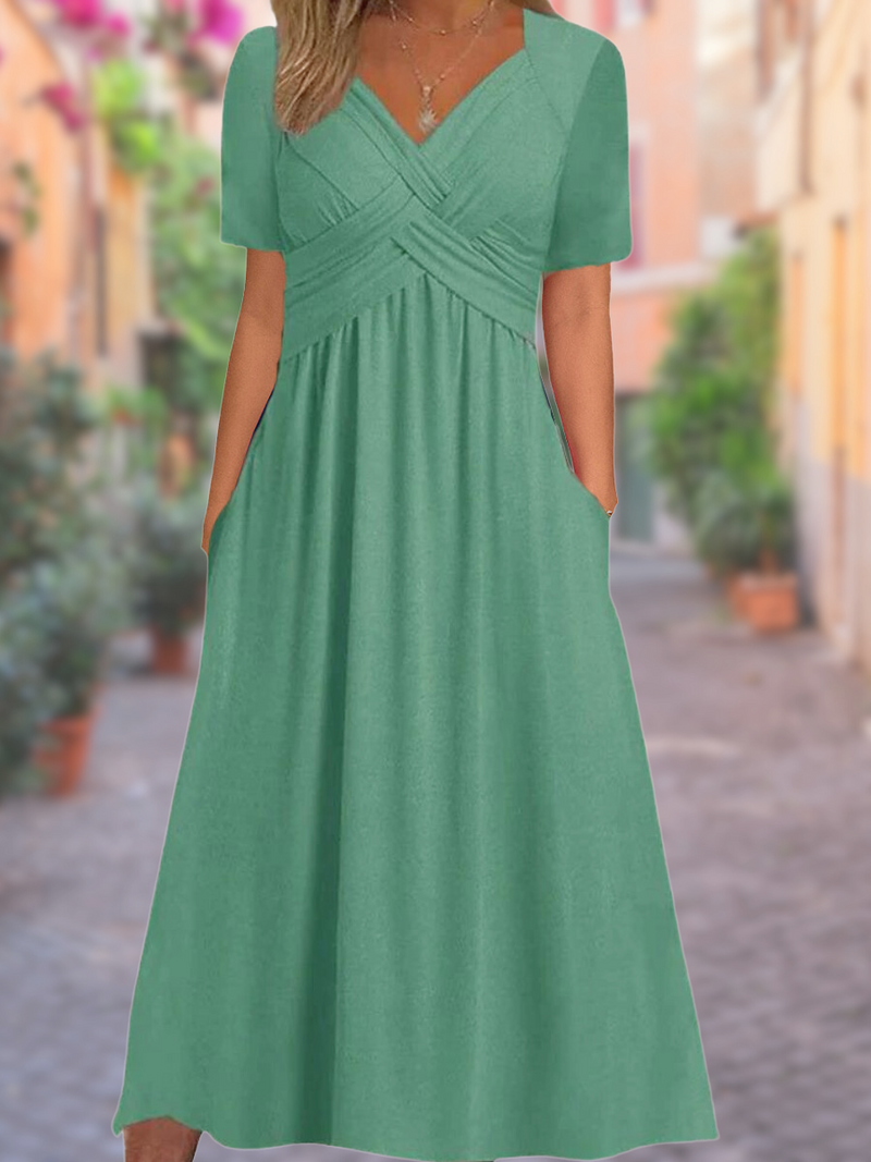 ER | Maxi abito con scollo a V