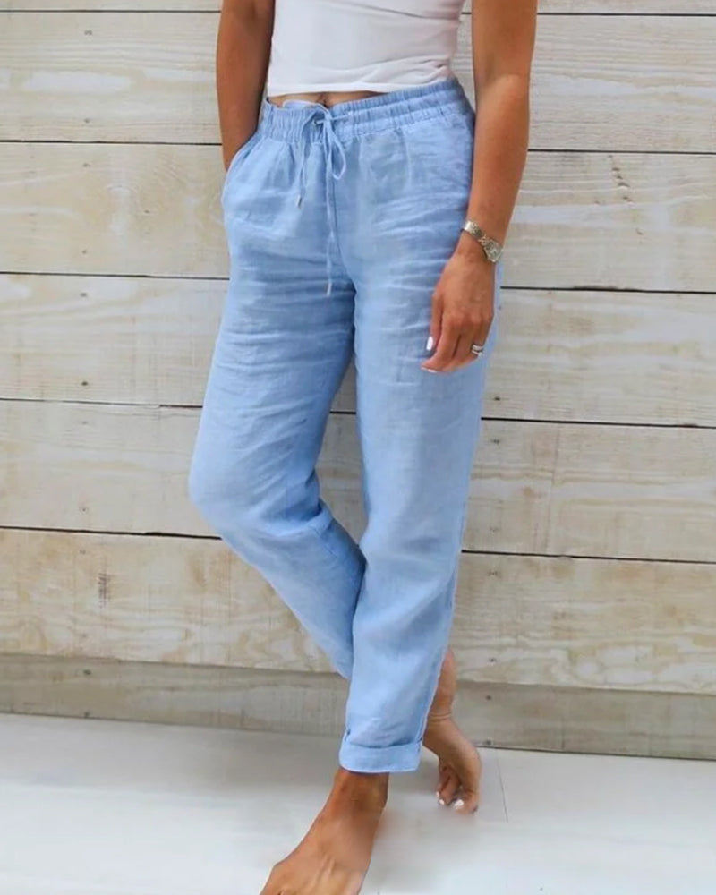 ER | Pantaloni classici con coulisse
