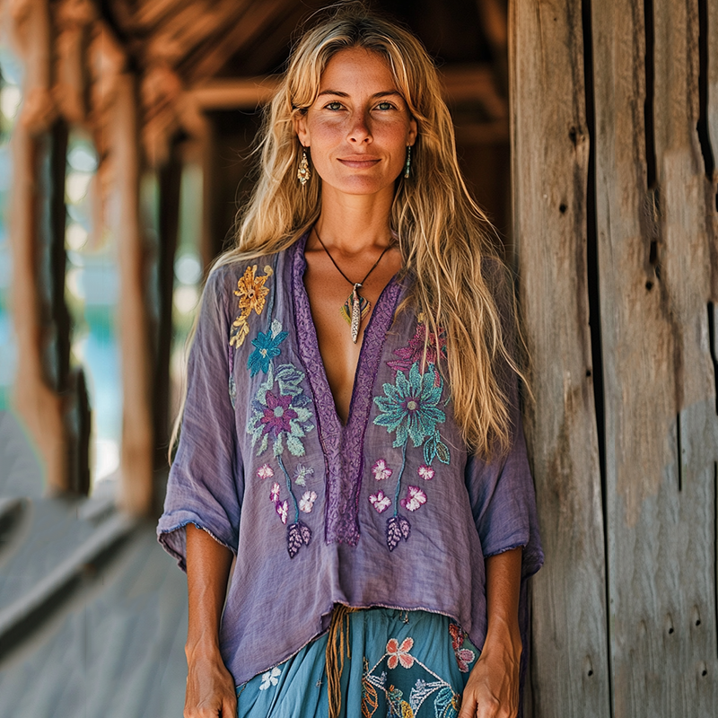 Camicetta in stile vintage senza tempo