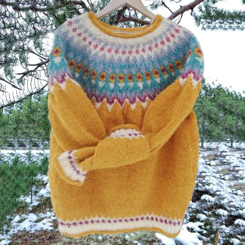 Maglione dal design curato