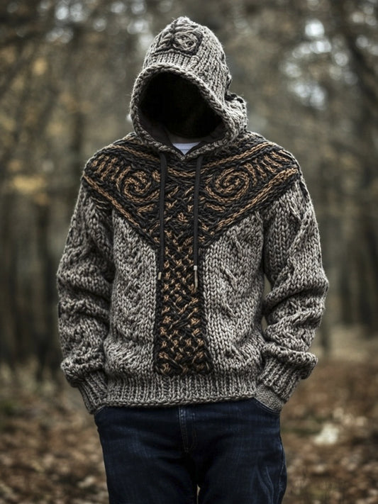 Mystic Celtic Mythology Men's Hooded Sweater elevenforest