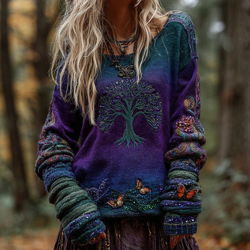 Maglione dal design curato