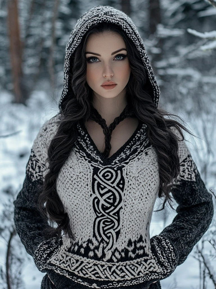 Maglione dal design curato