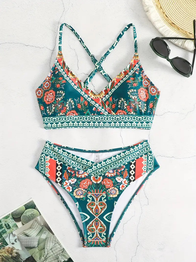 Verónica® | 2 Piece Crossover Bikini Set