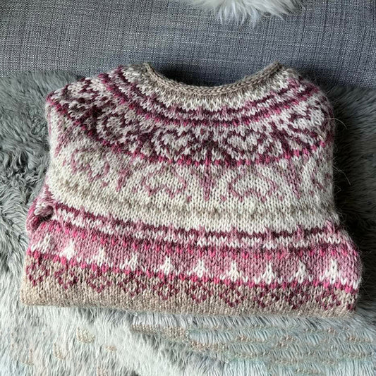 Women's Geometric Icelandic Art Cozy Sweater elevenforest