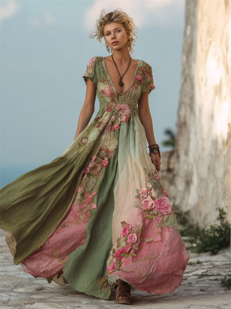 Vestito dal design curato