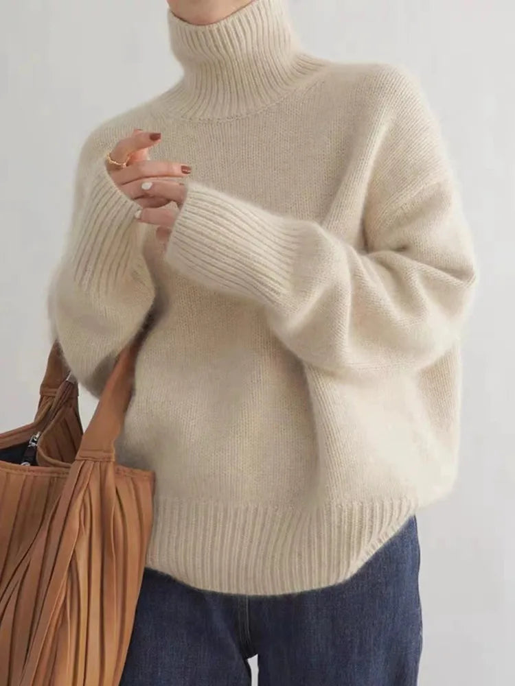 Ella® | Wool turtleneck sweater