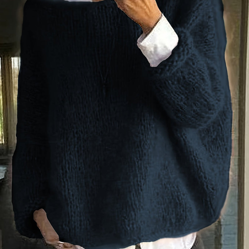 JO | Maglione oversize comodo lavorato a maglia