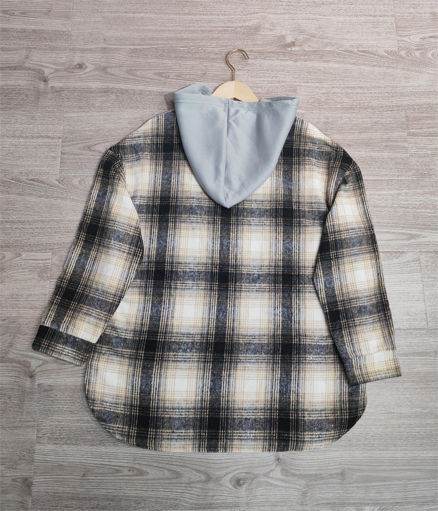 LP | Confortevole felpa patchwork a maniche lunghe