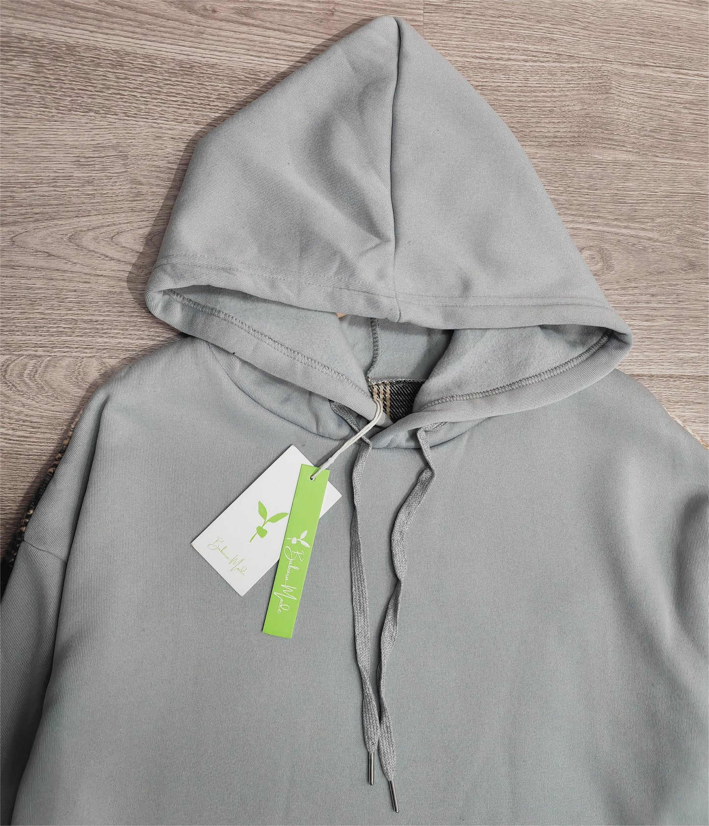 LP | Confortevole felpa patchwork a maniche lunghe