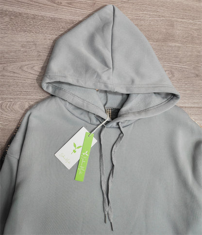 LP | Confortevole felpa patchwork a maniche lunghe