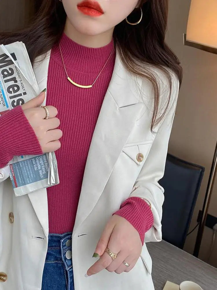 Maglione dal design curato