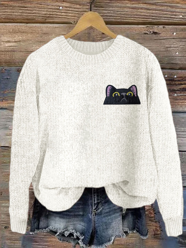 Maglione dal design curato