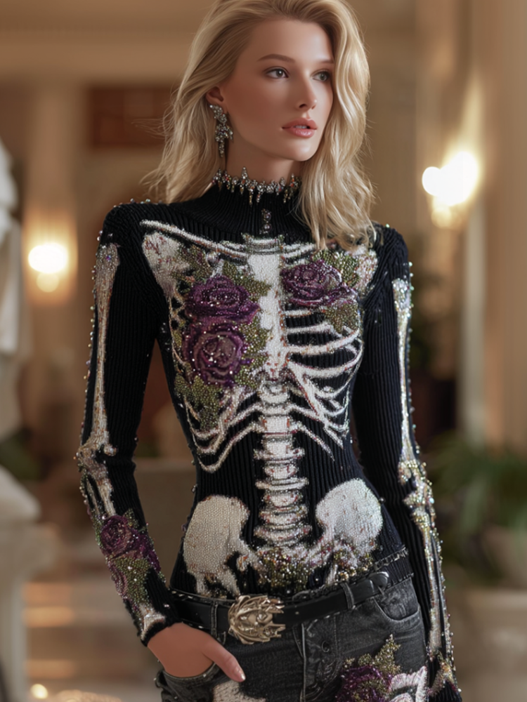 Maglione dal design curato