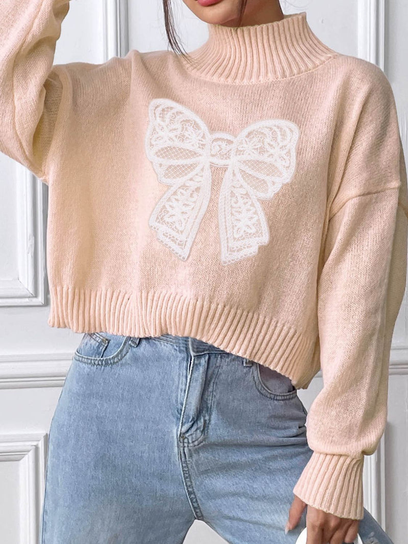 Maglione dal design curato