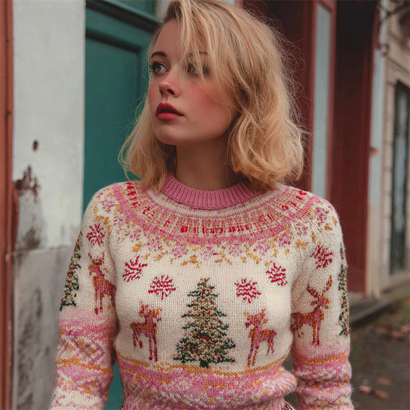 Maglione dal design curato