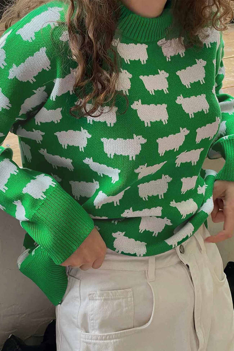 Maglione dal design curato