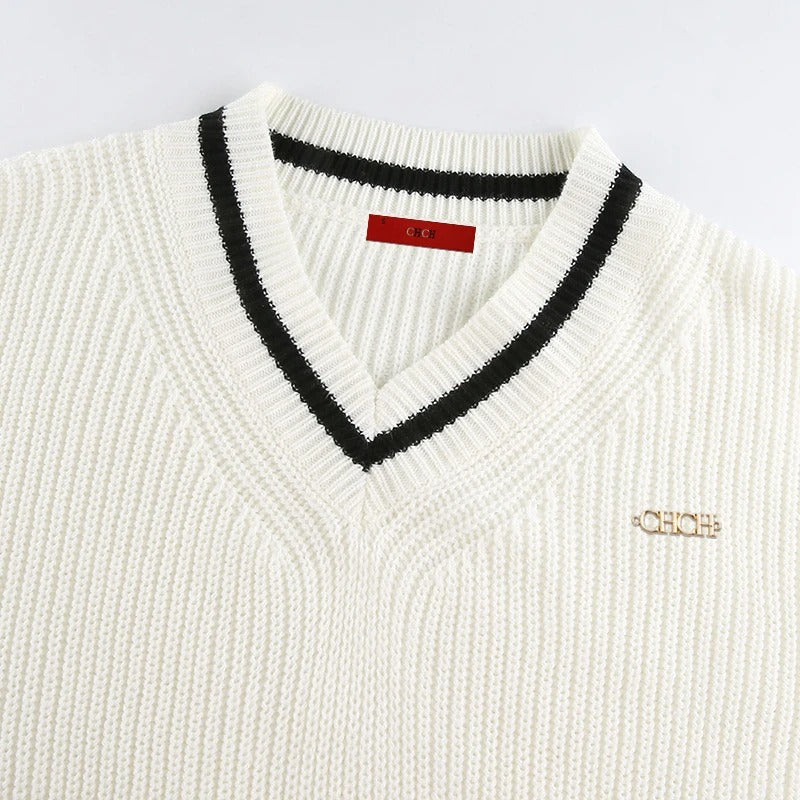 LP | MW - Maglia elegante con scollo a V