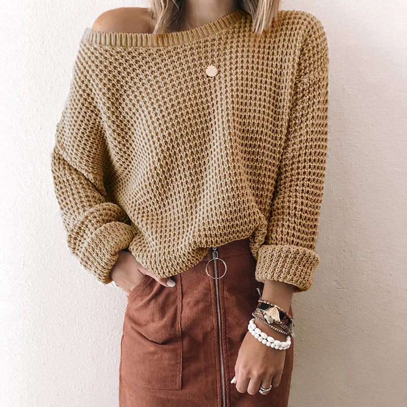 Maglione dal design curato