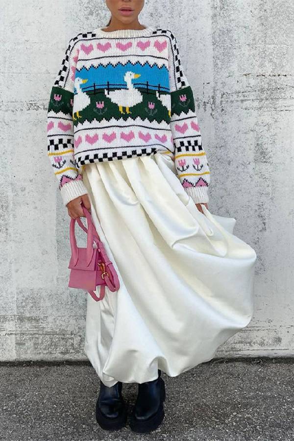 Maglione dal design classico