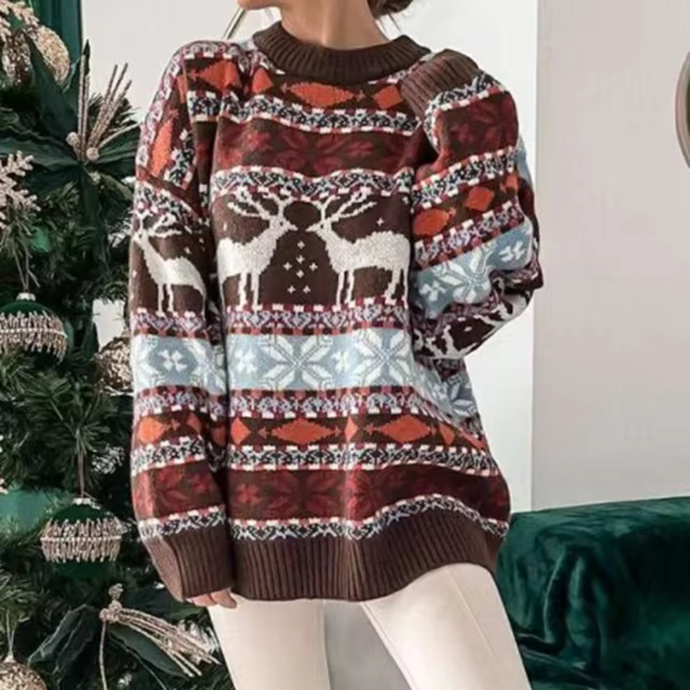 Maglione dal design curato