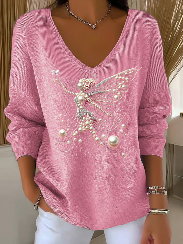 Maglione dal design aggraziato