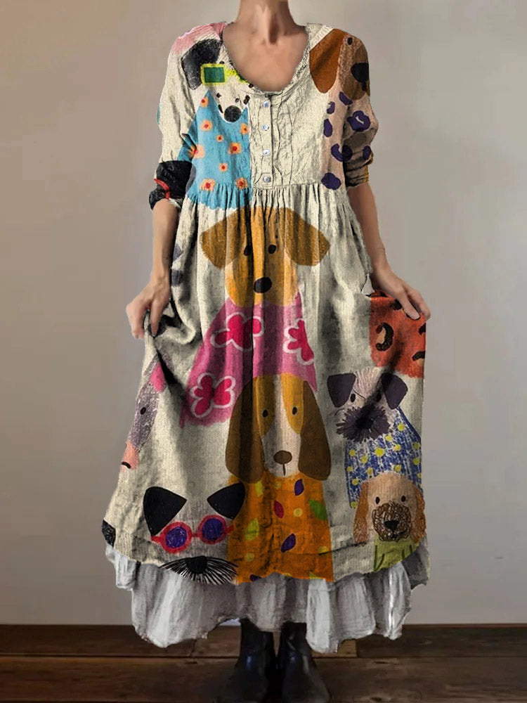 Vestito dal design curato