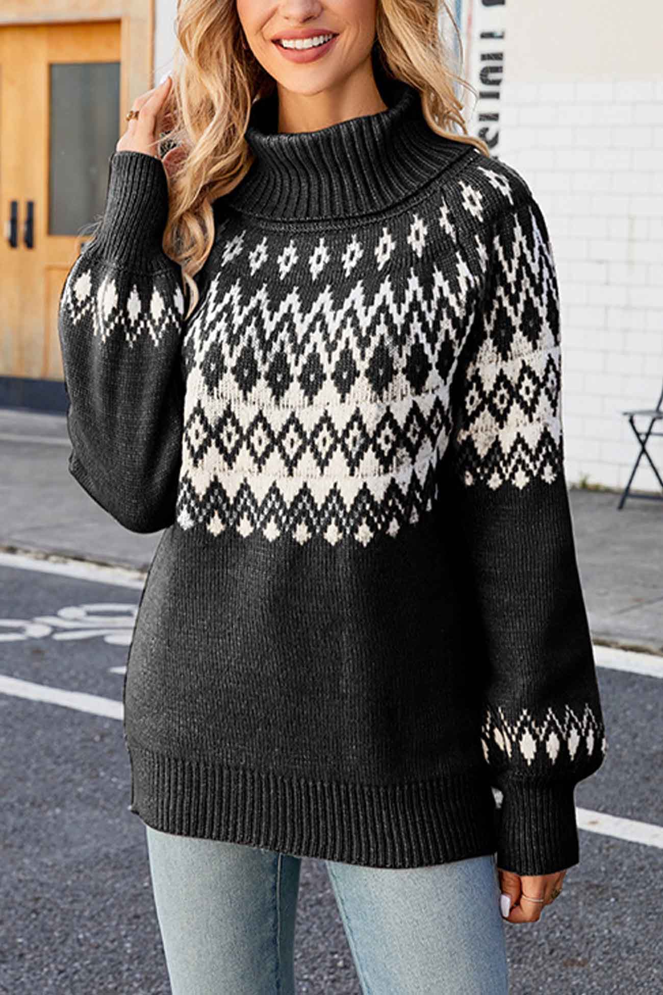 Maglione in stile vintage senza tempo
