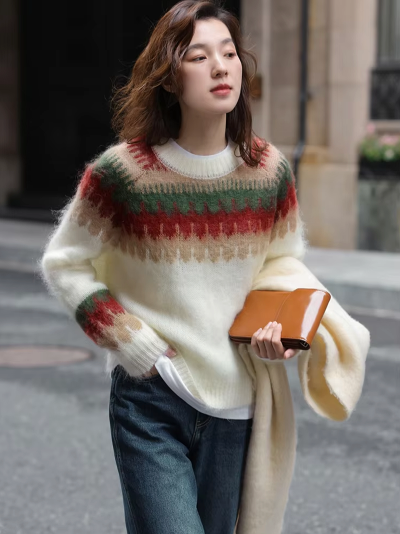 Maglione in stile vintage senza tempo