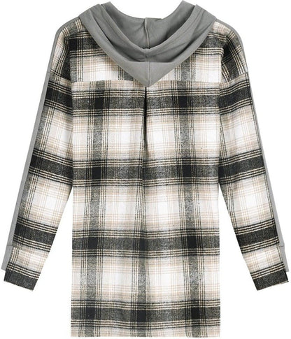 LP | Confortevole felpa patchwork a maniche lunghe