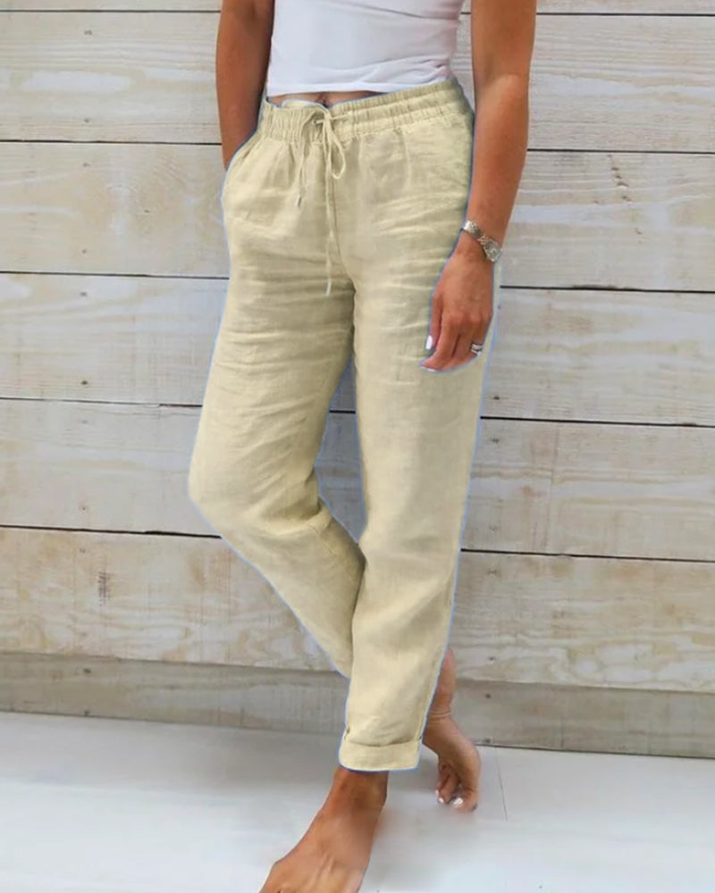 ER | Pantaloni classici con coulisse