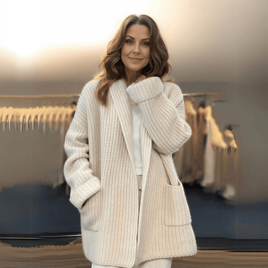 LP | Cappotto da donna in maglia morbida