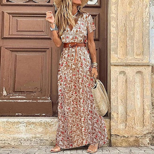 ER | Maxi abito boho con spacco