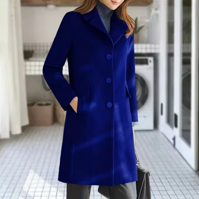 LP | Cappotto in lana con tasca frontale
