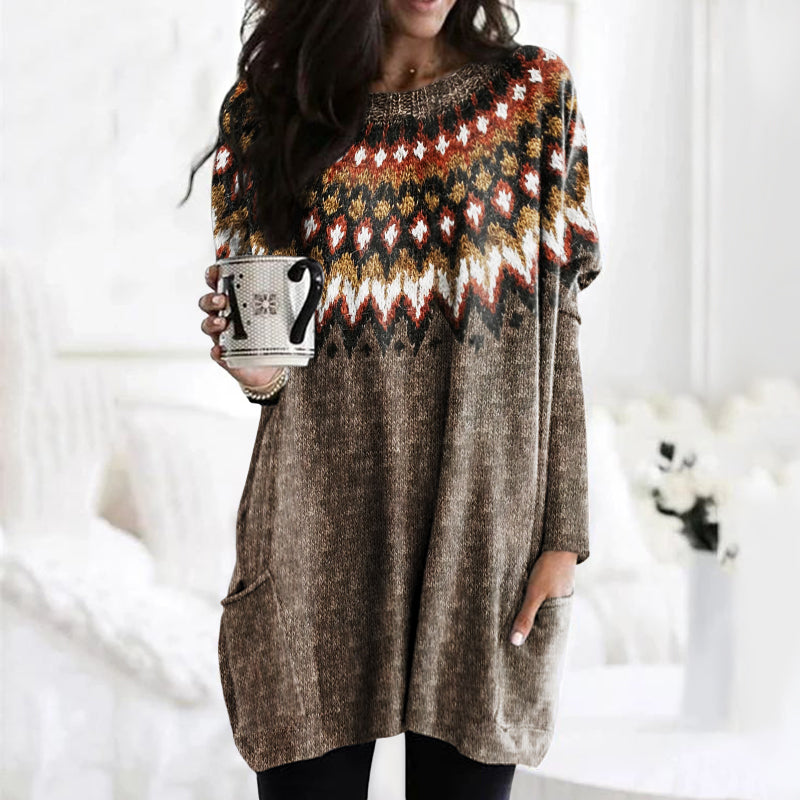 Maglione dal design curato