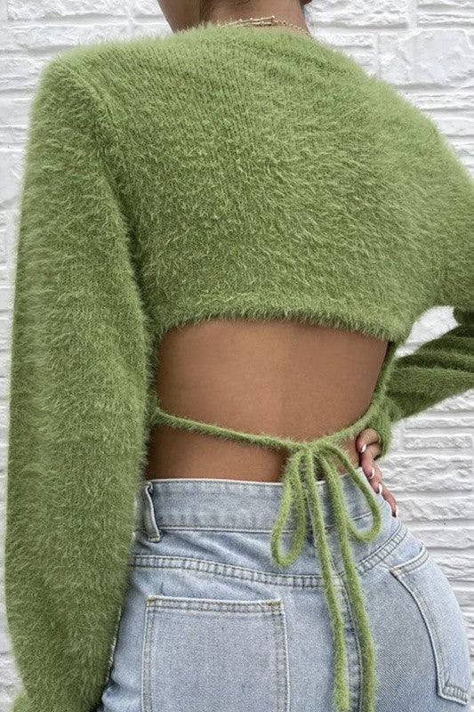 Maglione dal design curato