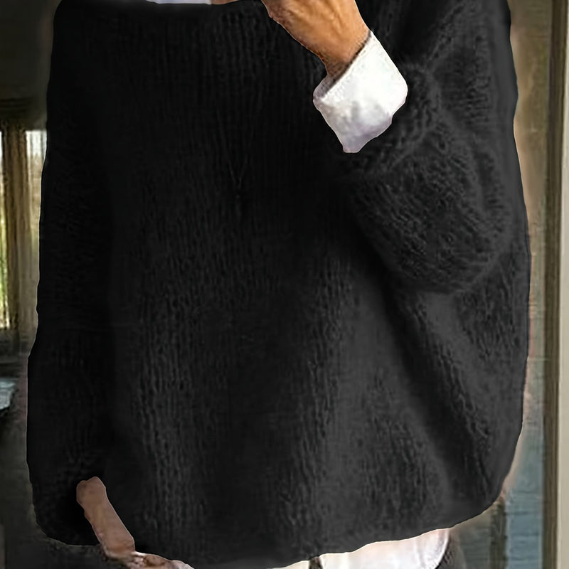 JO | Maglione oversize comodo lavorato a maglia