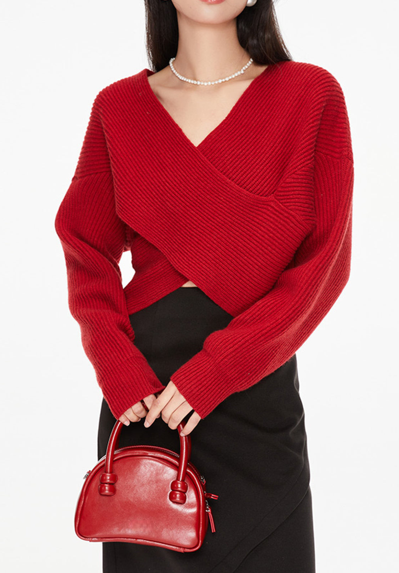 Maglione dal design curato