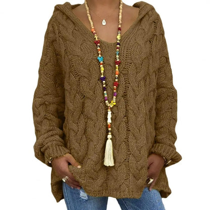 LP | Maglia con cappuccio e scollo a V