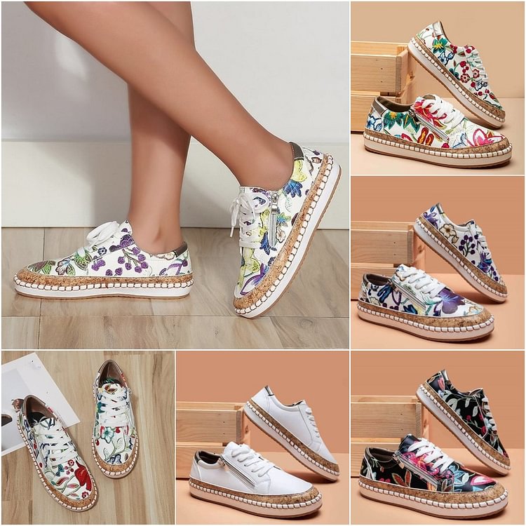 LP | Scarpe da ginnastica semplici con fiori