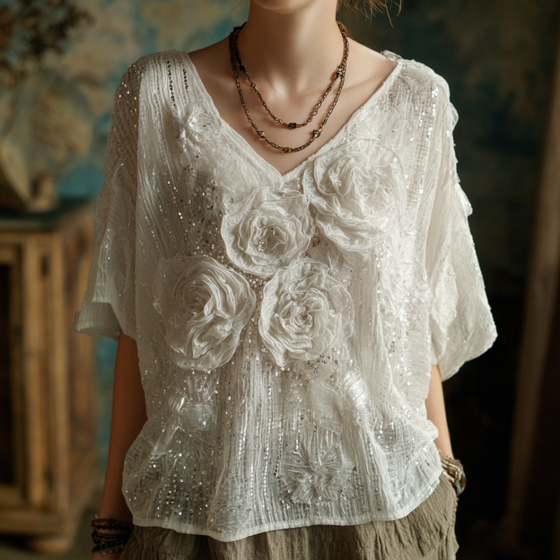 Camicia in stile vintage senza tempo