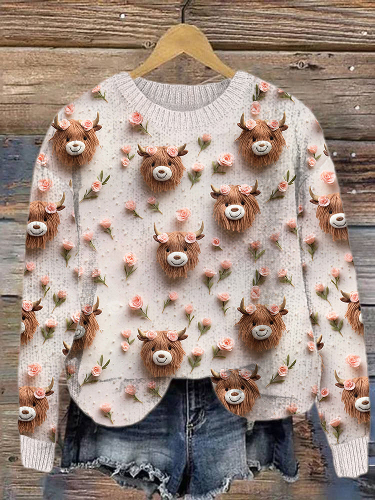 Maglione dal design curato