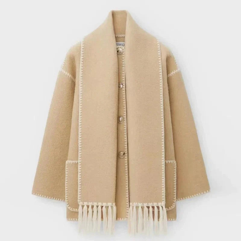 LP | Cappotto senza tempo con nappe per donna
