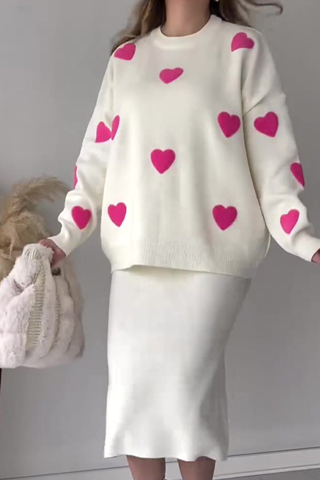 Maglione dal design curato