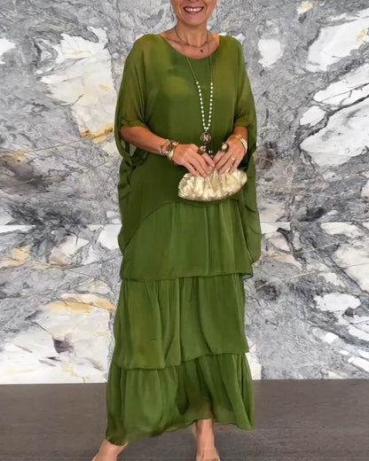 ER | Maxi abito a strati sciolto