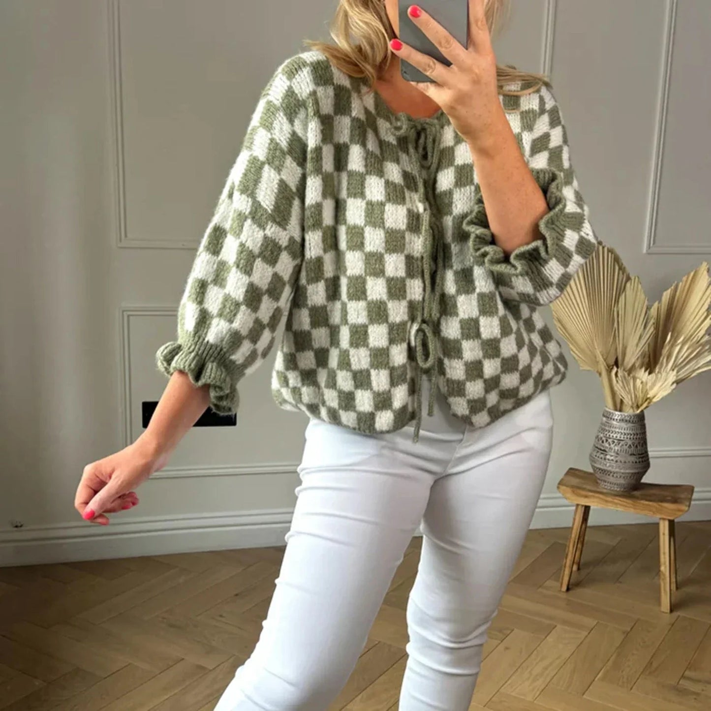 Maglione dal design curato