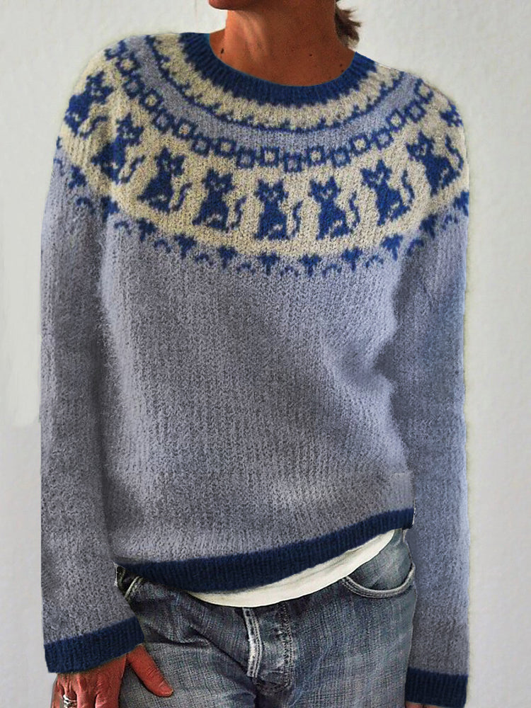 Maglione dal design curato