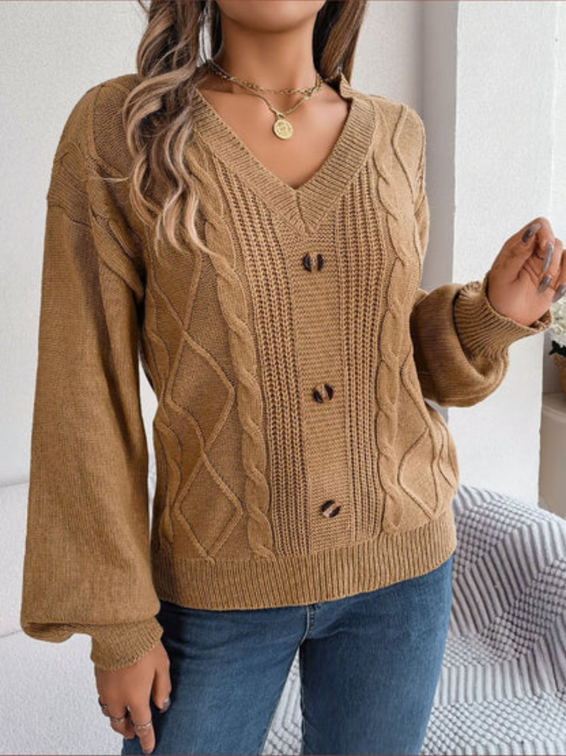 Maglione dal design curato