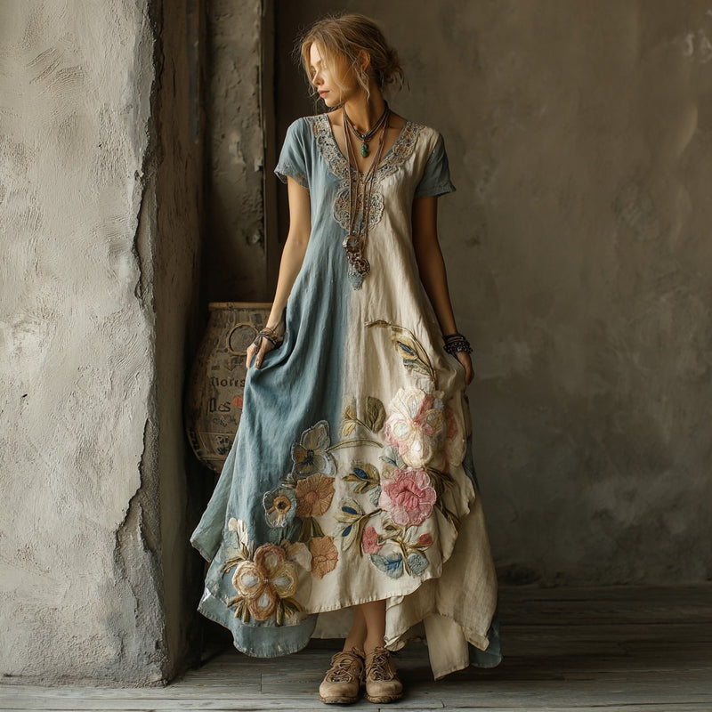Vestito dal design curato